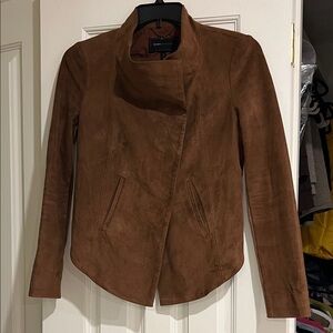 BCBGMaxAzria Brown Leather-like Jacket